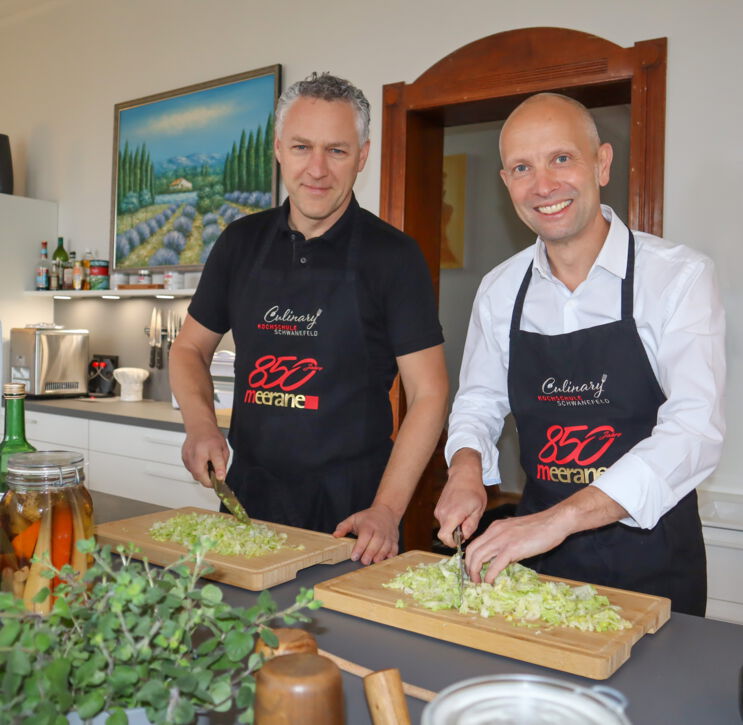 Jahre Meerane Showkochen Und Kochduell Mit B Rgermeister Und