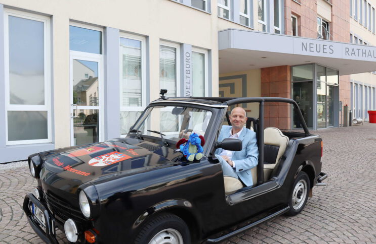 Jahre Meerane Auftritt F R Den Trabant K Bel Der Stadt Meerane